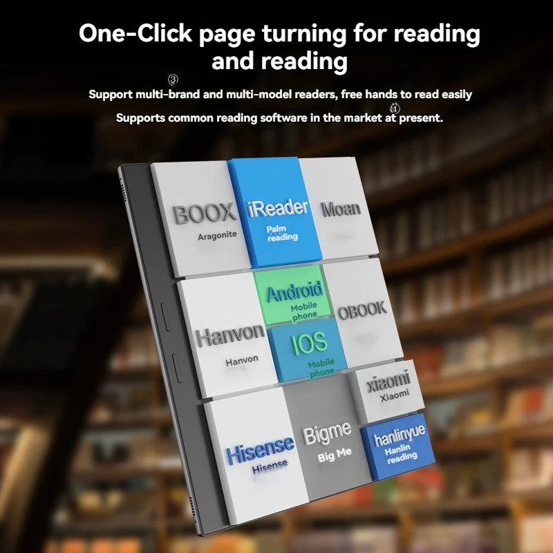 Bluetooth Page Turner Remote Control for Smartphone & E-Reader