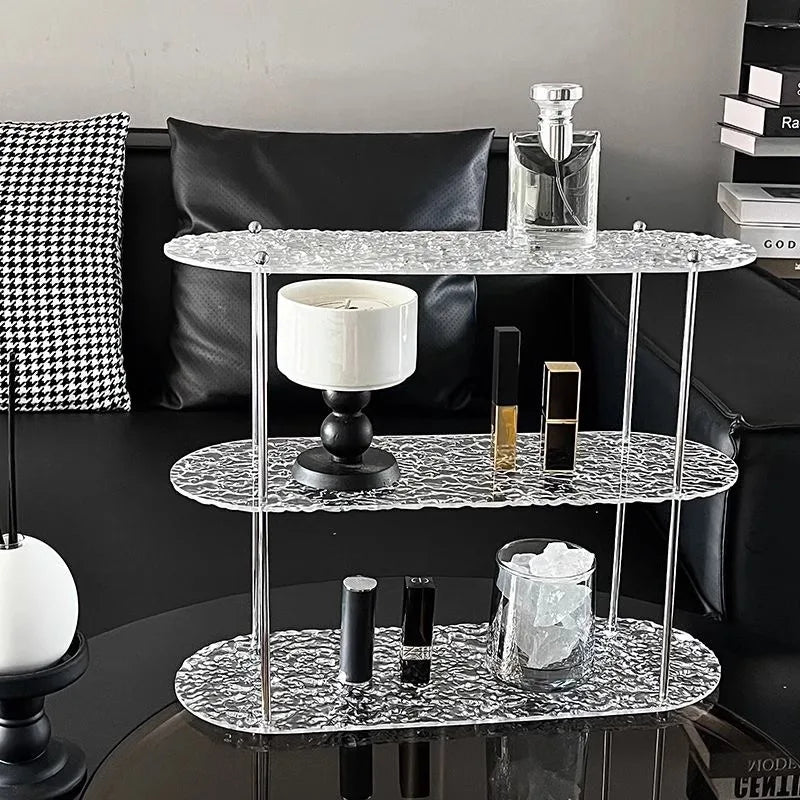 Acrylic 3-Layer Multi Storage Rack