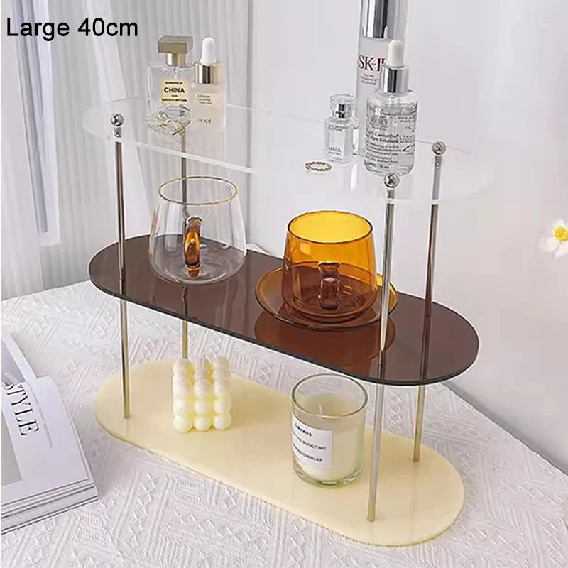 Acrylic 3-Layer Multi Storage Rack