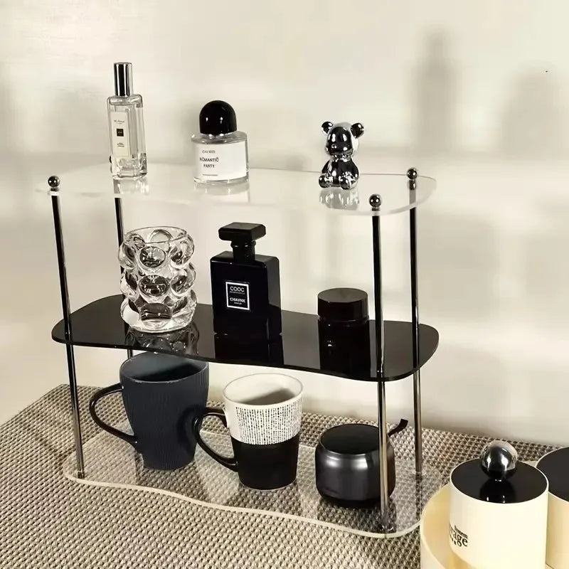 Acrylic 3-Layer Multi Storage Rack