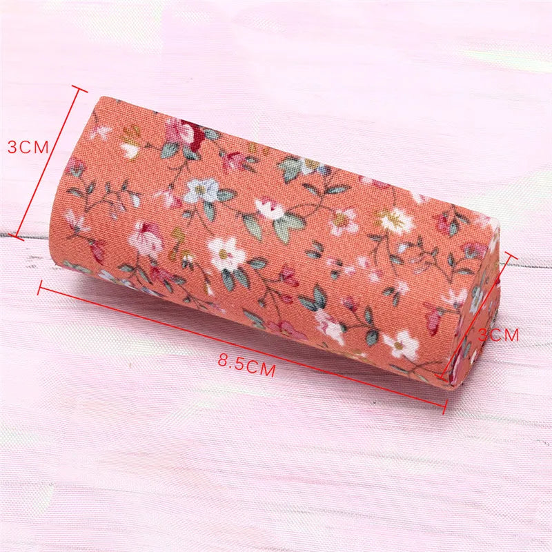 Floral Lipstick Case with Mirror (Vintage Brocade Mini Cosmetic Storage)