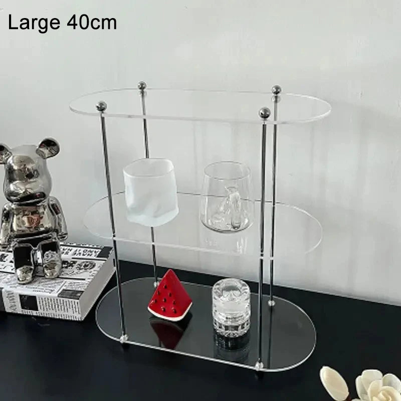 Acrylic 3-Layer Multi Storage Rack