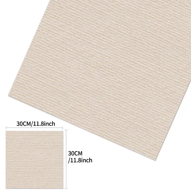 30x30cm Peel & Stick Carpet Tiles Non-Slip Self Adhesive Floor Mats (10–40 PCS)
