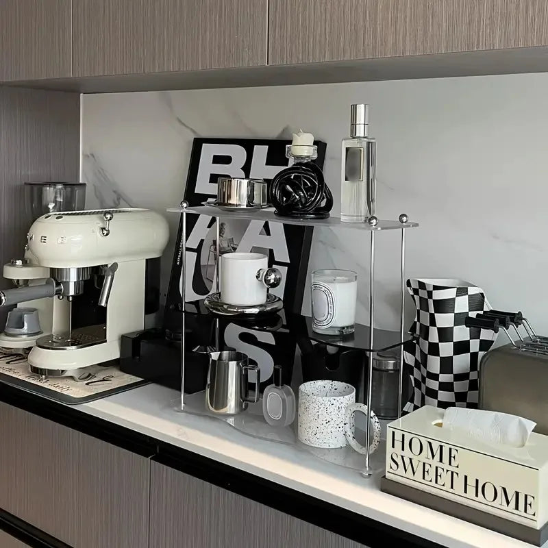 Acrylic 3-Layer Multi Storage Rack