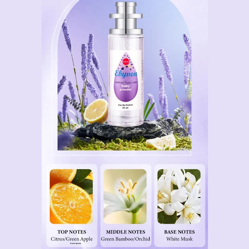 Baby Milk Powder Perfume 35ml – Soft Floral & Fruity Long-Lasting Women’s Fragrance