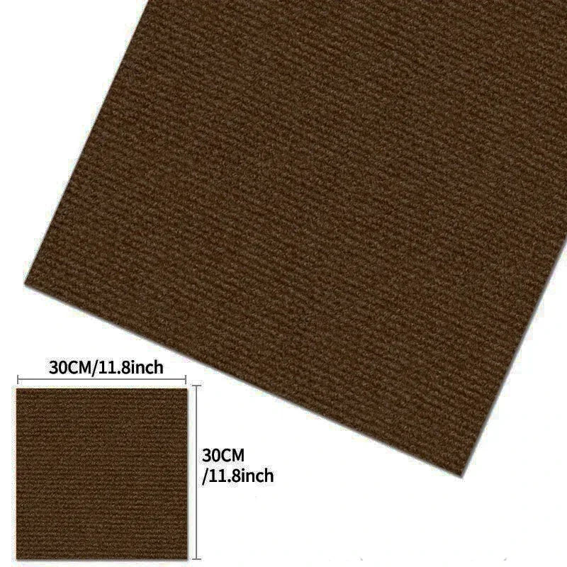 30x30cm Peel & Stick Carpet Tiles Non-Slip Self Adhesive Floor Mats (10–40 PCS)