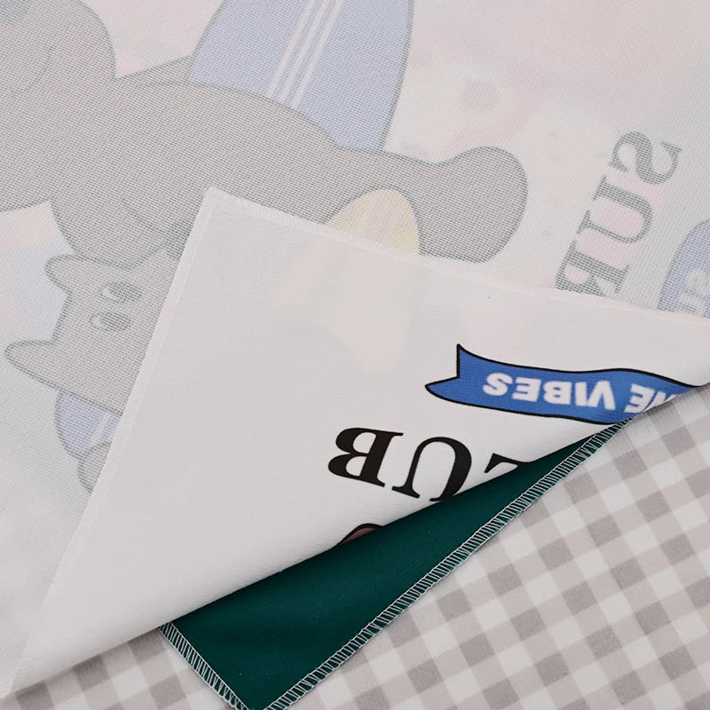 Christmas Wall Hanging Tapestry – Cute Cartoon Holiday Fabric Poster for Home Decoration