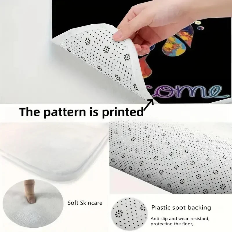 Kids Traffic Play Mat Rug – Non-Slip Washable Flannel Carpet for Playroom & Bedroom