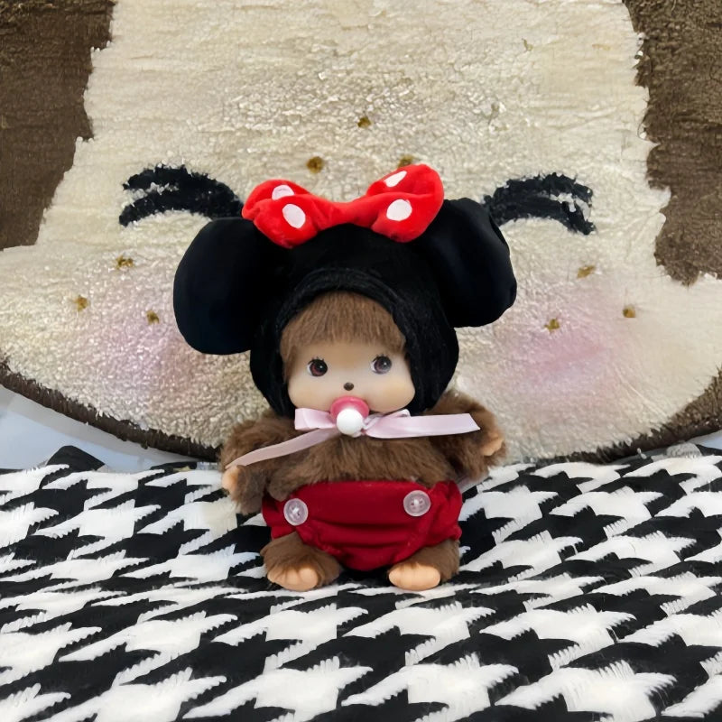 Kawaii Mongon Monkey Plush Keychain – 15cm Cute Doll Bag Accessory