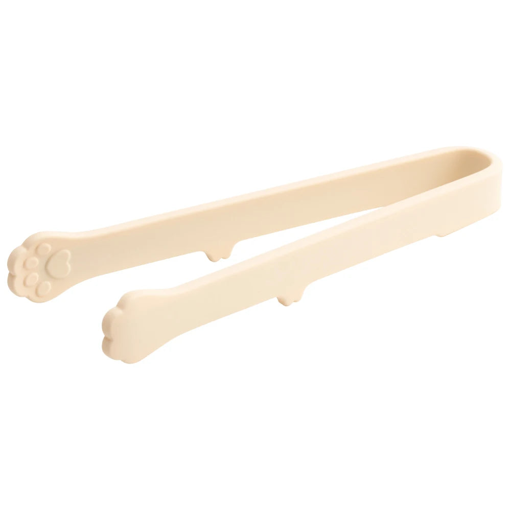 Creative Cat Paw Silicone Mini Food Tongs – Non-Slip Snack Ice Bread Serving Clip